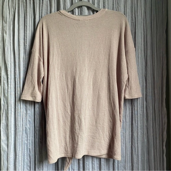 Express Knot Front V-Neck Sweater - Picture 5 of 7